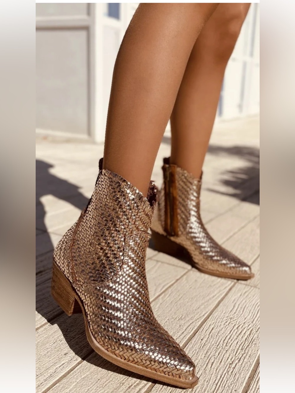 Sam Edelman Blair woven western boots